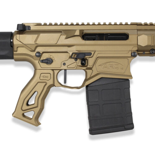 QUENTIN DEFENSE ARQ-10 LRP w/ 19.5" HANDGUARD, SHOWN IN BURNT BRONZE