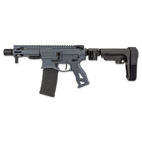 QUENTIN DEFENSE ARQ-15 PISTOL, CHAMBERED IN 300BLK, COATED IN TACTICAL GREY CERAKOTE