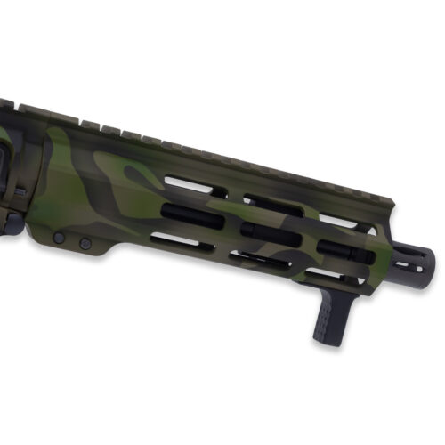 QUENTIN DEFENSE QD-15 BILLET PISTOL AR w/ TRI-COLOR CAMO CERAKOTE
